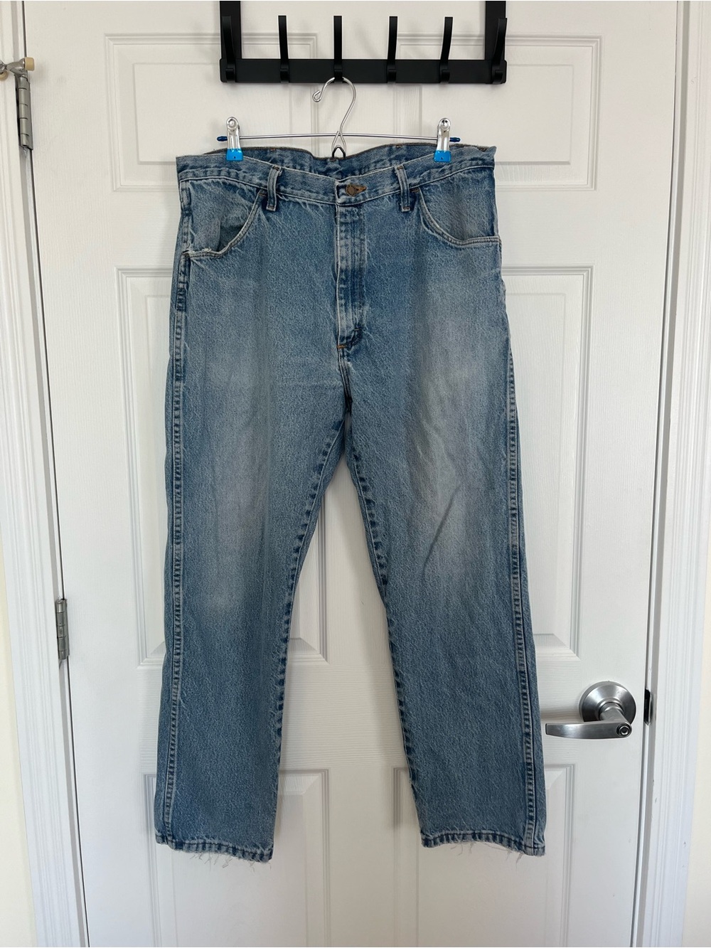 Rustler Men's Light Blue Straight Jeans